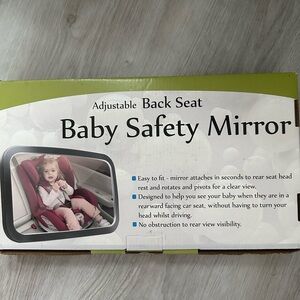 Adjustable Back Seat Baby Safety Mirror new